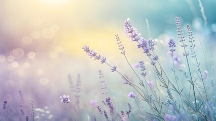 Dreamy Ethereal Abstract with Soft Gradient and Bokeh