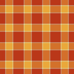 Warm plaid pattern with autumnal colors. Perfect for backgrounds, textiles, or a vintage feel. Use for designs requiring a classic and cozy aesthetic.