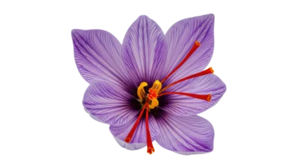 Fotobehang Krokus Isolated Saffron Flower  © Natalia