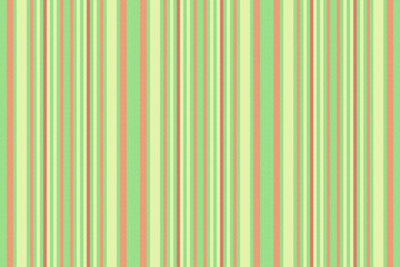 Obraz premium Styling pattern vector texture, plank vertical textile fabric. Lixties lines stripe background seamless in light and green colors.