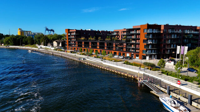 modern residential complex house luxury housing Gdansk Poland