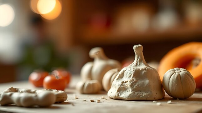 garlic and spices