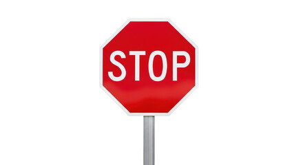 Isolated Stop Sign