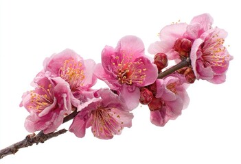 Close-up of a branch with delicate pink blossoms (2)