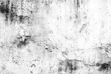 Fototapeta premium Grunge, textured, gray-white wall surface