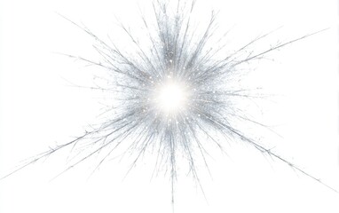 Naklejka premium Radiant burst of light, radiating outwards from a central point