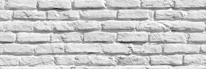 Fototapeta premium Whitewashed brick wall texture (3)