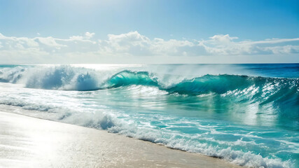 winter landscape with ice