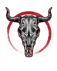 bull with horns
