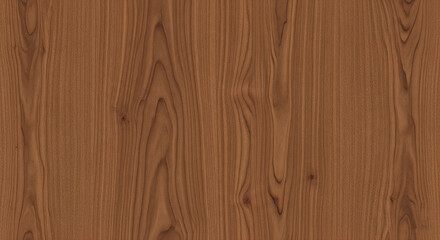 Naklejka premium Classic Walnut: Seamless Vertical Grain Texture.