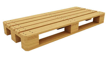 Isolated Wooden Pallet