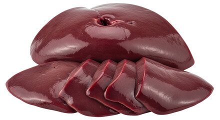 Isolated Beef Liver Slices