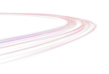 Spiral tornado swirl neon light glowing energy vector