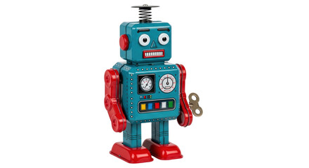 Isolated Toy Robot