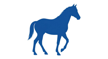 Isolated Horse Silhouette