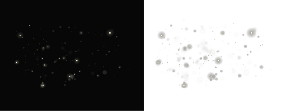 Dust light glowing in white shine, PNG dust sparkle with glitter effect, fantasy magical bright dust background, PNG design.