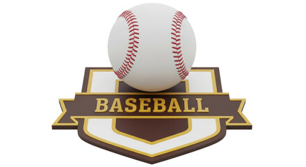 Isolated Baseball Logo