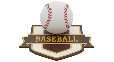 Isolated Baseball Logo