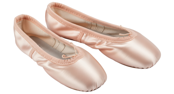 Isolated Ballet Shoes