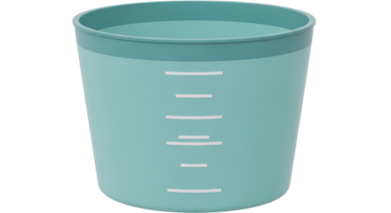 Isolated Turquoise Measuring Cup