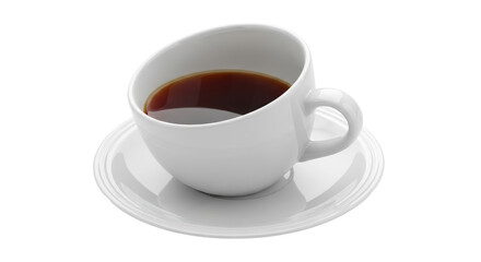 Isolated Cup of Coffee