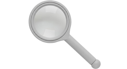 Isolated Magnifying Glass