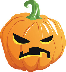 Cartoon Halloween Pumpkin Illustration