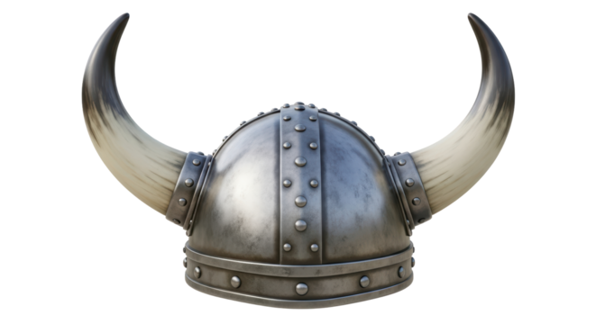 Isolated Viking Helmet