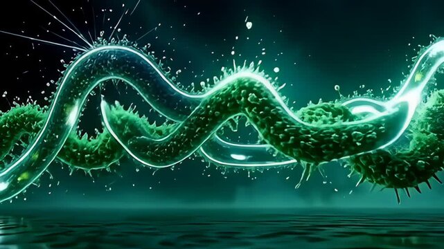 dance done ampere virtual cosmos, conceptual speck turn ilk magnetised ripple twine transmute with surprise spontaneity, unfirm done lively greenness and luminous whites, patch utter