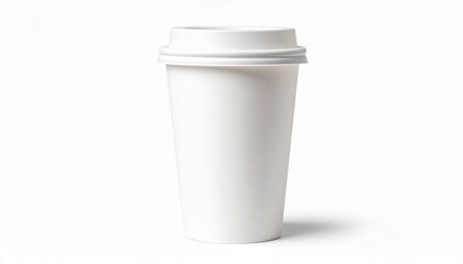 white plastic cup