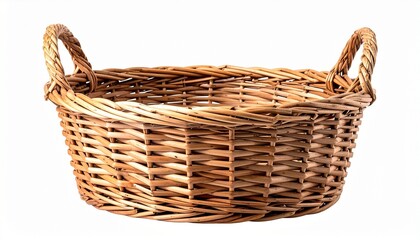 Obraz premium empty wicker basket