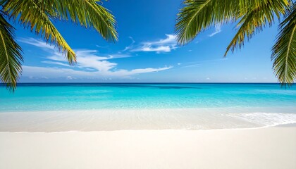 Tropical beach scene (2)