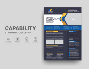 Capability Statement Template Design