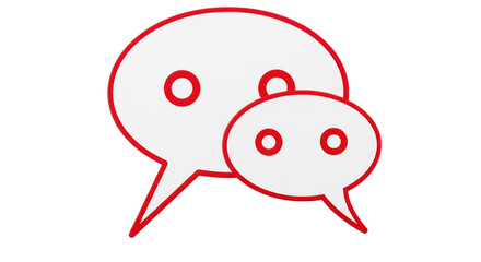 Isolated Chat Bubbles