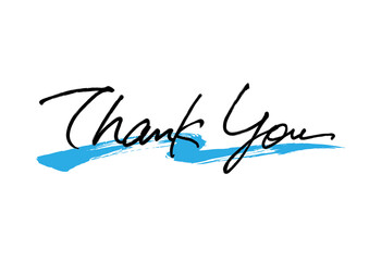 Thank You,hand lettering,illustrated