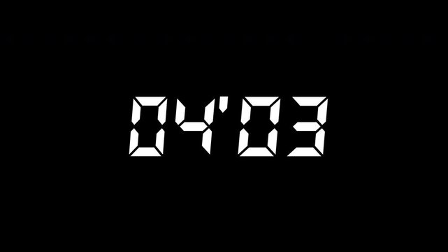 0秒から30秒までカウントするストップウォッチの数字,デジタル,カウントアップ,秒,コンマ,タイマー,アルファチャンネル,
Stopwatch digits counting from 0 to 30 seconds, digital, count-up, seconds, decimal point, timer, alpha channel