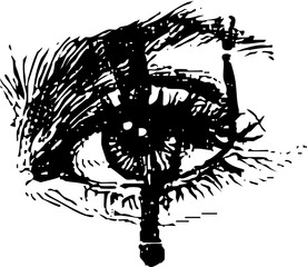 Dark Romance Hand Drawn Element