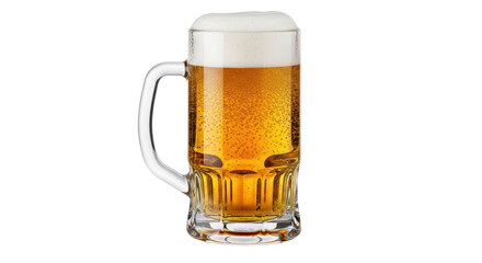 Isolated Glass of Beer
