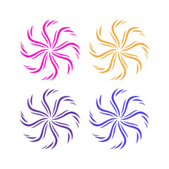 Natural Ayurveda Massage Spa Resort Logo Sign Symbol
