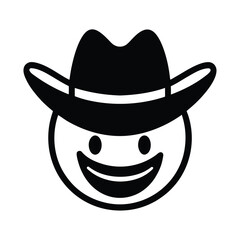 Cowboy Hat Face Emoji Icon