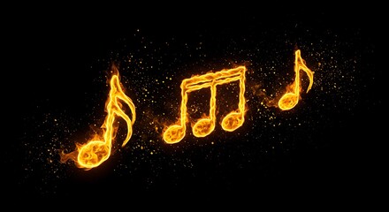 Passionate Melody of Flaming Notes