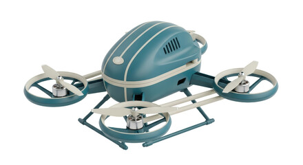 Isolated Retro Drone