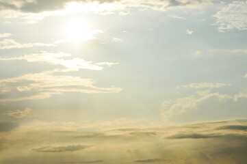 Beautiful storm clouds on a summer night with pinks and blues.