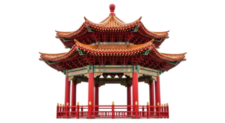 Isolated Chinese Pagoda