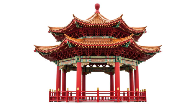 Isolated Chinese Pagoda