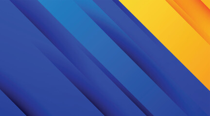 Obraz premium Abstract background blue ligth and orange gradient color modern design