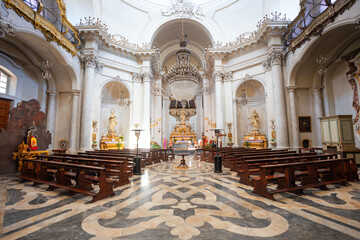Obraz premium Abbey of St. Agatha in Catania city centre, Sicily