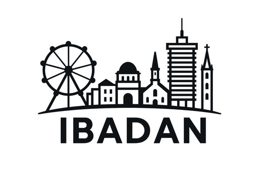 City skyline with iconic buildings and landmarks in Ibadan