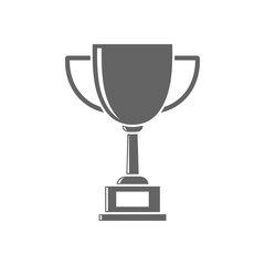 Minimalist Line Art Trophy Cup Illustration Symbol of Achievement Design