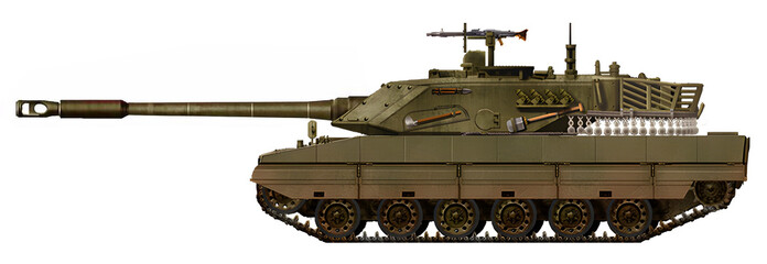 Patagon Revolution 105mm (MBT concept based on the Patagon tank, with a 105mm gun) © Tikros